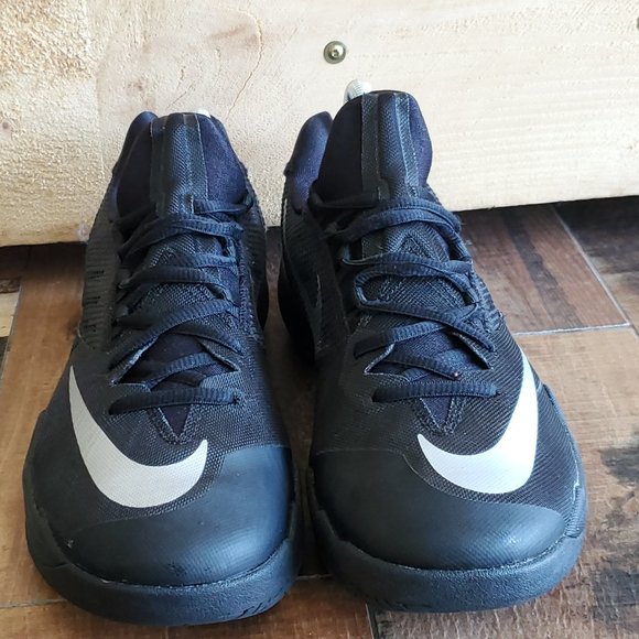 Nike Zoom Run The One Mens Basketball Shoes Black - Picture 2 of 6